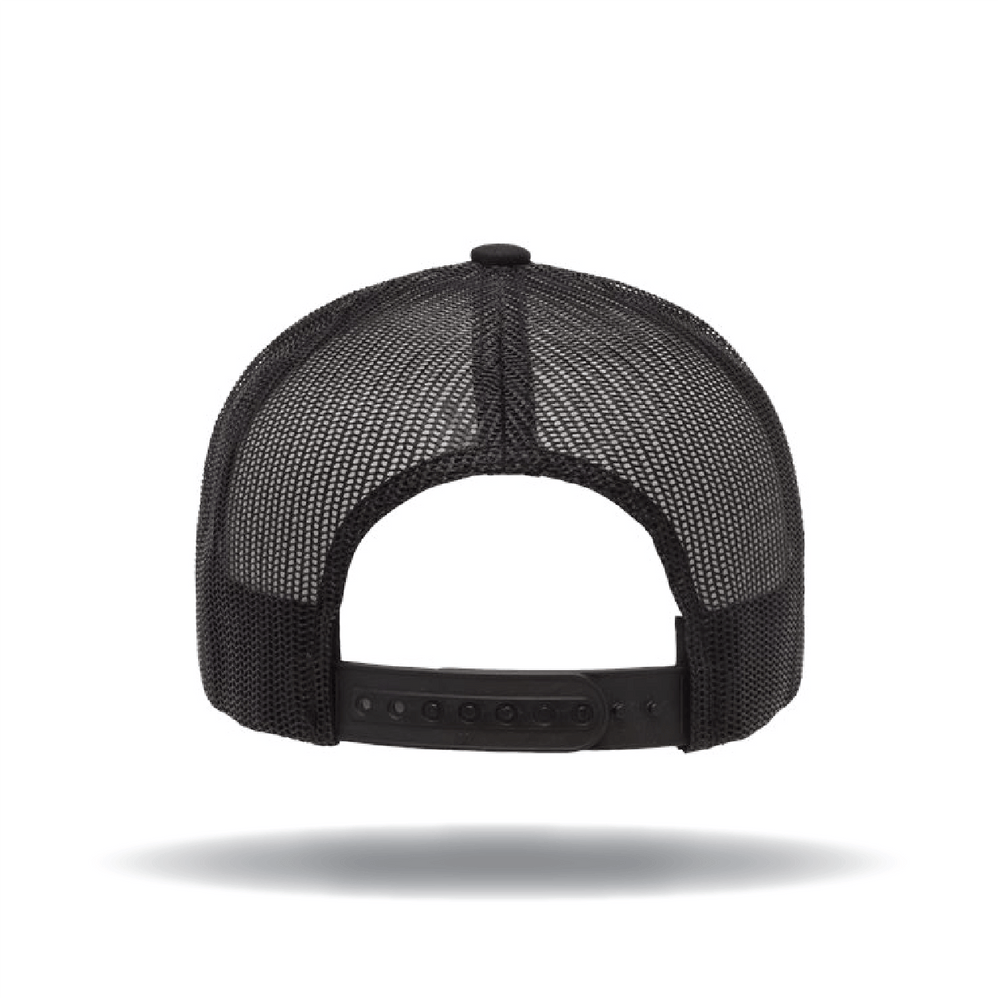 Taikee Golf Initial Black Flat Bill Trucker