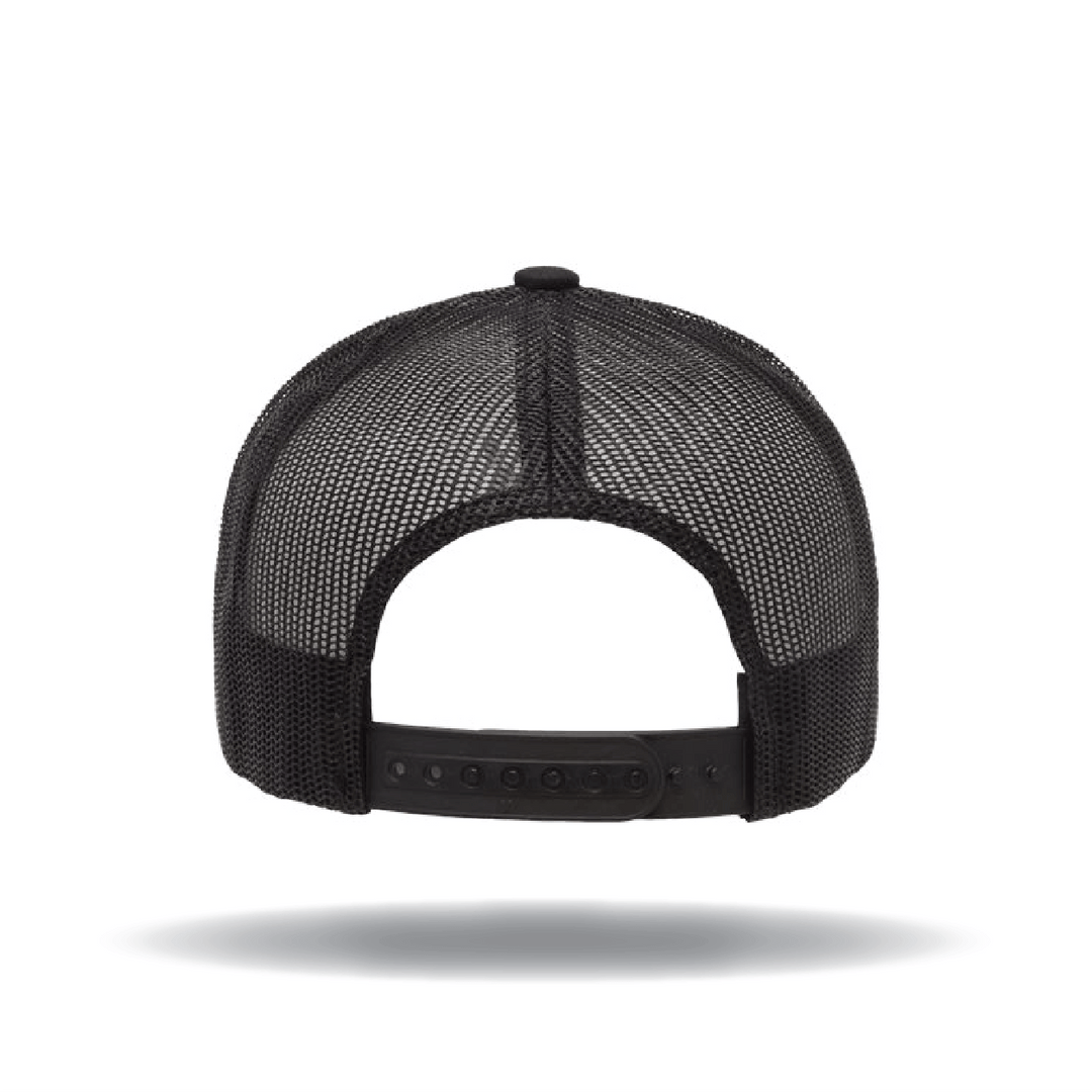 Taikee Golf Initial Black Curved Trucker