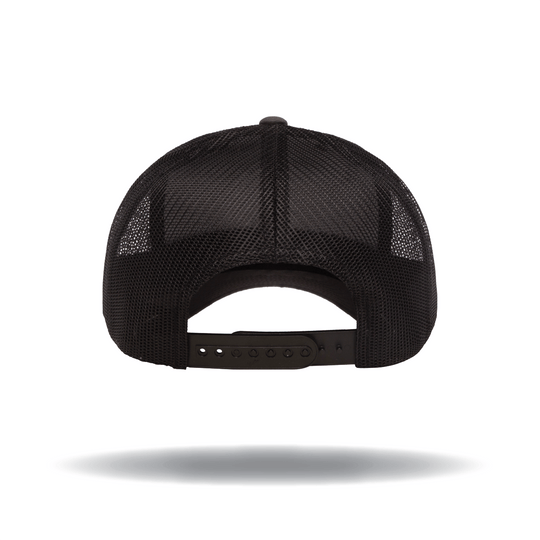 Taikee Golf Initial Charcoal/Black Curved Trucker