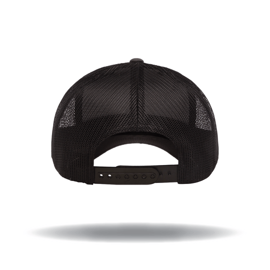 Taikee Golf Logo Charcoal/Black Curved Trucker