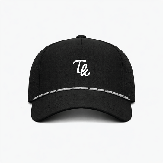 Taikee Golf Initial Black Rope Hat